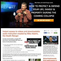 Health Ranger Live - The Health Ranger unveils preparedness, how-to and "surthrival" seminars - LIVE, once a month, throughout 2012!