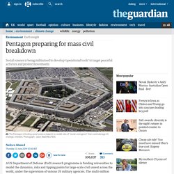 Pentagon preparing for mass civil breakdown