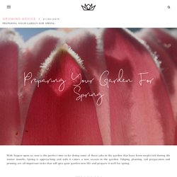 PREPARING YOUR GARDEN FOR SPRING