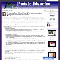 Preparing Your School for an iPad Implementation