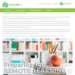 SPECIAL REPORT: Preparing for Remote Learning