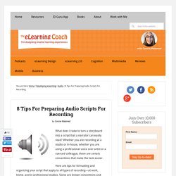 8 Tips For Preparing Audio Scripts For Recording