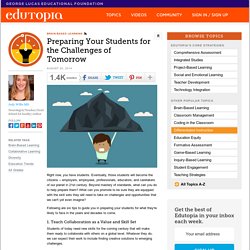 Preparing Your Students for the Challenges of Tomorrow
