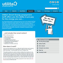 What is Prepayment - Utilita Energy: pre-pay the smart way