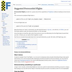 Suggested Prerecorded Flights - FlightGear wiki