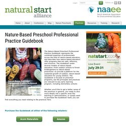 Nature-Based Preschool Professional Practice Guidebook