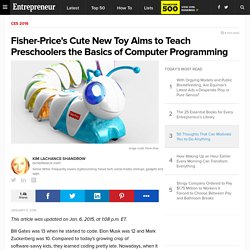 Fisher-Price's Cute New Toy Aims to Teach Preschoolers the Basics of Computer Programming
