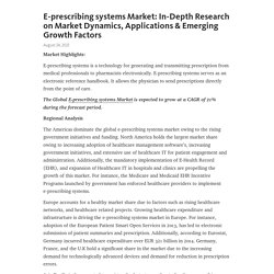 E-prescribing systems Market: In-Depth Research on Market Dynamics, Applications & Emerging Growth Factors – Telegraph