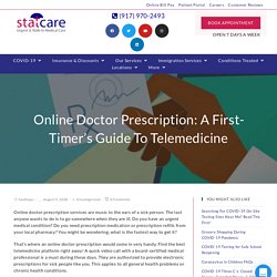 Online Doctor Prescription: First-Timer’s Guide to Telemedicine