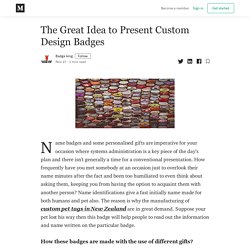 The Great Idea to Present Custom Design Badges - Badge king - Medium
