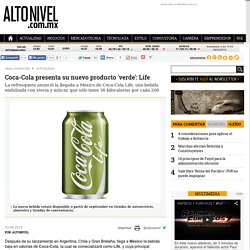 Coca-Cola presenta su nuevo producto 'verde': Life