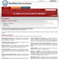 Présentation WordPress