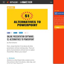 Online Presentation Software: 51 Alternatives to PowerPoint