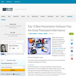 Top 10 Best Presentation Software That Are Great Powerpoint Alternatives