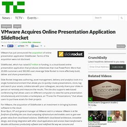 VMware Acquires Online Presentation Application SlideRocket