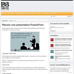 Réussir une présentation PowerPoint - BtoBMarketers.fr