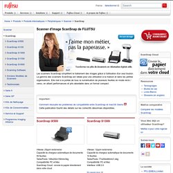 Présentation du concept ScanSnap. - Fujitsu France