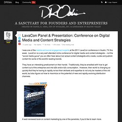 LavaCon Panel & Presentation: Conference on Digital Media and Content Strategies