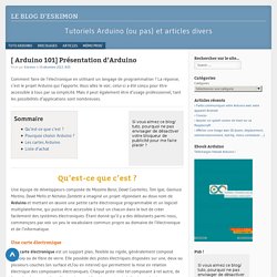 Présentation d'Arduino - Tuto Arduino - Le blog d'EskimonLe blog d'Eskimon