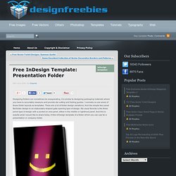 Free InDesign Template: Presentation Folder