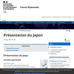 Données générales du Japon + Données commerciales et bilatérales