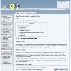 Prezi presentation design tool - WikID, the Industrial Design Engineering wiki