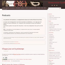 Gyobutsu Ji » Podcasts : Presentation de la pratique de la meditation bouddhiste zen. Enseignement de Maitre Roland Yuno Rech a Nice (06 – France).