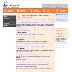 www.lingway.com - Presentation Marketing-eReputation