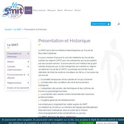 Présentation et Historique - SMIT