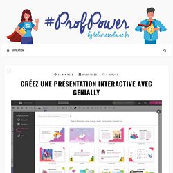 Tutoriel : créez une présentation avec Genially – #PROFPOWER