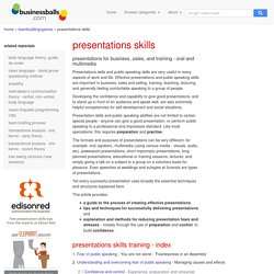 presentation skills training