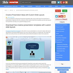 Creative Presentation Ideas with Custom Slide Layouts