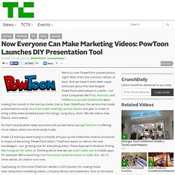 Now Everyone Can Make Marketing Videos: PowToon Launches DIY Presentation Tool