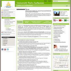 Presentation - Official site of the University of Paris-Sorbonne