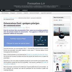 Présentations Prezi : quelques principes de communication