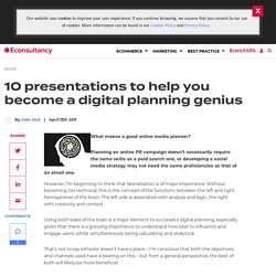 10 presentations to help you become a digital planning genius