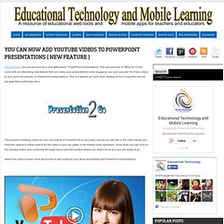 You Can Now Add YouTube Videos to PowerPoint Presentations ( New Feature )