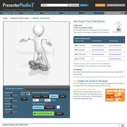 Stick Figure Trip Cinder Blocks - Medical and Health - Great Clipart for Presentations - www.PresenterMedia.com