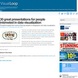 30 great presentations for people interested in data visualization