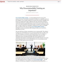 Why PresentationSkills Training are important? - imageconsultinginstitute - Quora