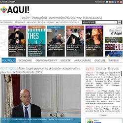 Alain Juppé aux primaires pour 2017 ?