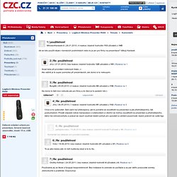 Diskuze o produktu: Logitech Wireless Presenter R400 - Czech Computer