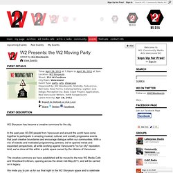 W2 Presents: the W2 Moving Party - W2: April 29