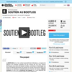 SOUTIEN AU BOOTLEG présenté par BOOTLEG