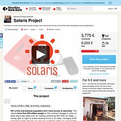 Eternum Energy presents Solaris Project