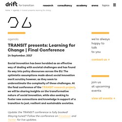 TRANSIT presents: Learning for Change