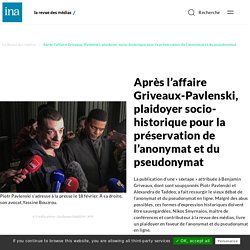 Smyrnaios : plaidoyer pour l'anonymat et le pseudonymat, historique liberté d'expression