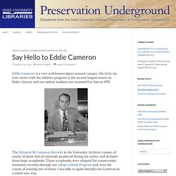 Preservation Underground - Duke University Libraries Preservation