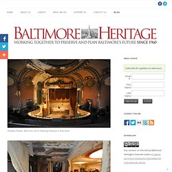 Preserving and promoting Baltimore's historic buildings and neighborhoods.