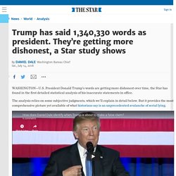 Trump is getting more dishonest, a Star study shows click 2x